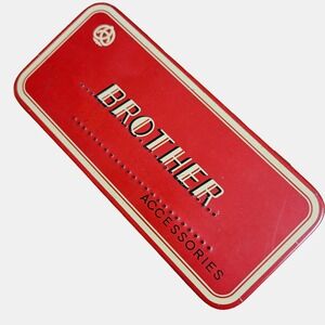 VTG Lot Singer & Greist Ruffler Foot Sewing Machine Attachment in Brother Tin